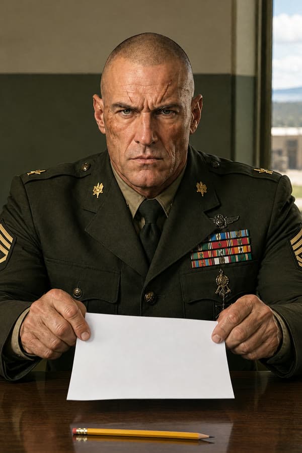 Captain Jack at his desk with your orders